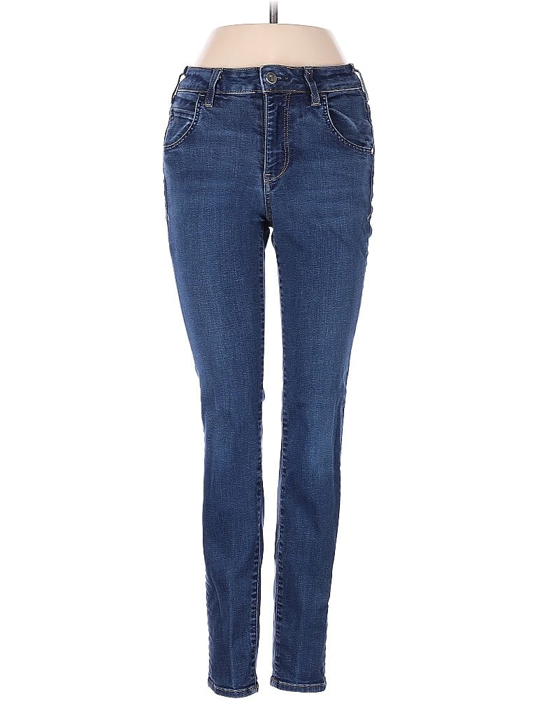 Pre-owned Pilcro And The Letterpress Jeans In Blue