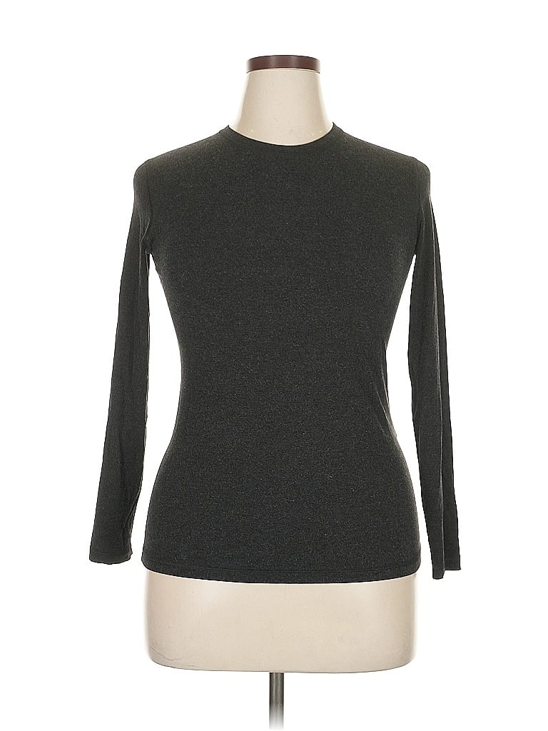 Pre-owned Assorted Brands 3/4 Sleeve T-shirt In Black