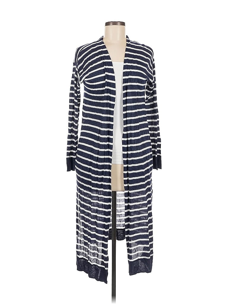 Pre-owned Michael Michael Kors Cardigan Sweater In Blue