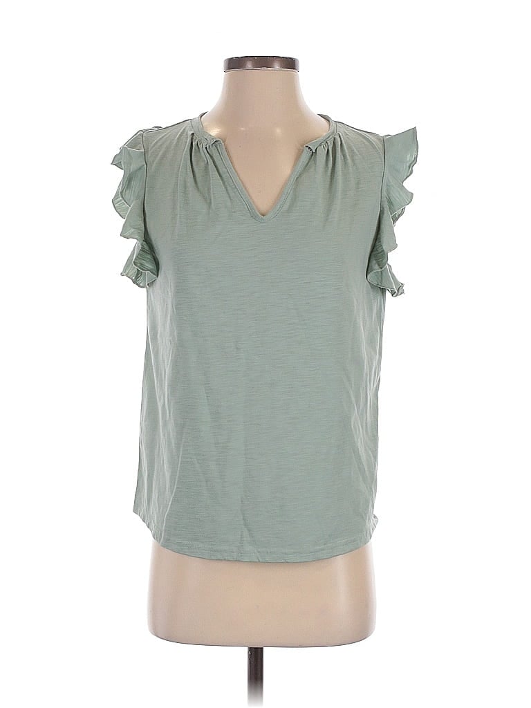 Pre-owned Unbranded Sleeveless T-shirt In Green