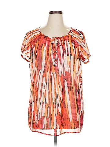 Liz Claiborne Short Sleeve Blouse (view 1)
