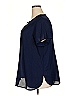 Ashley Stewart 100% Polyester Blue Short Sleeve Blouse Size 18 - 20 Plus - photo 4