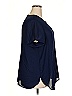 Ashley Stewart 100% Polyester Blue Short Sleeve Blouse Size 18 - 20 Plus - photo 3