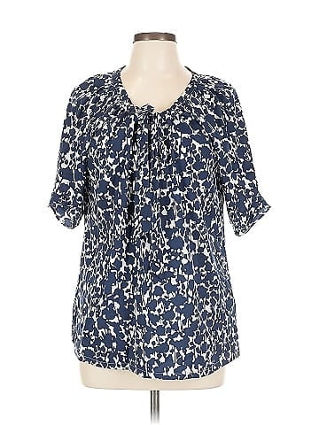IZOD Short Sleeve Blouse (view 1)