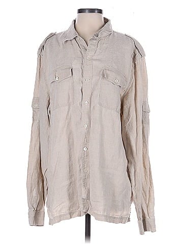 Michael Kors Long Sleeve Button-Down Shirt (view 1)