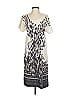St. John Animal Print Gray Casual Dress Size P (petite) - photo 1