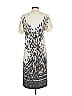 St. John Animal Print Gray Casual Dress Size P (petite) - photo 2