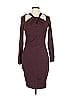 Susana Monaco Burgundy Cocktail Dress Size L - photo 1