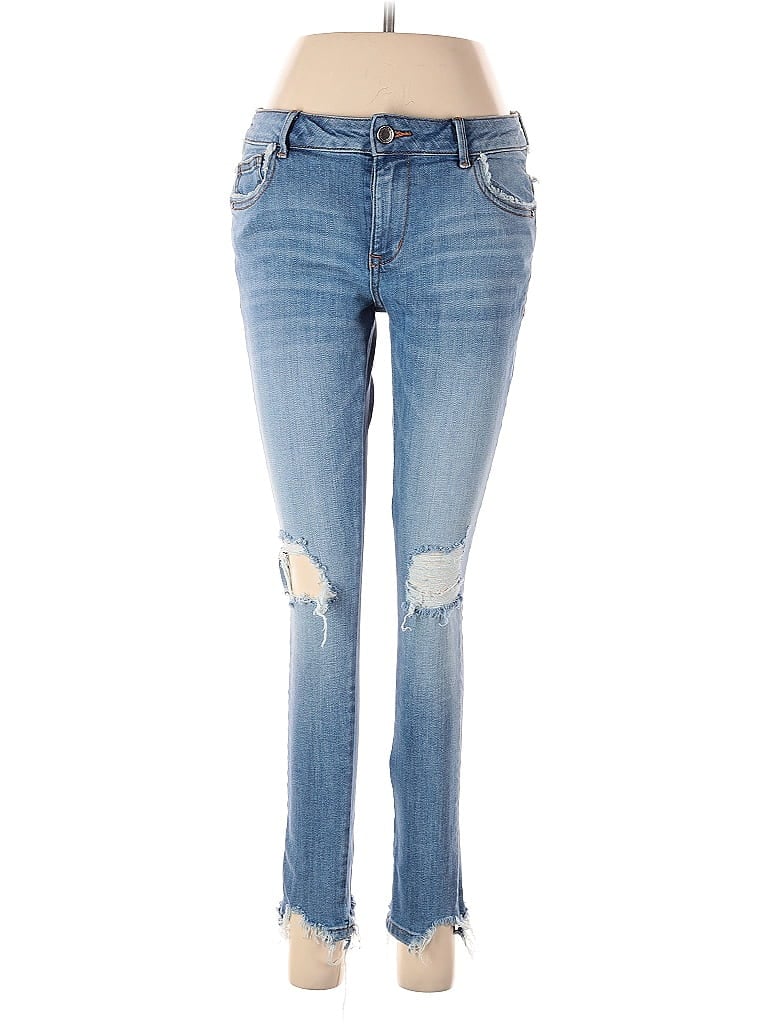 Pre-owned Zara Basic Jeans In Blue