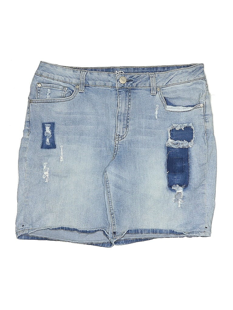 Pre-owned New Directions Denim Shorts In Blue