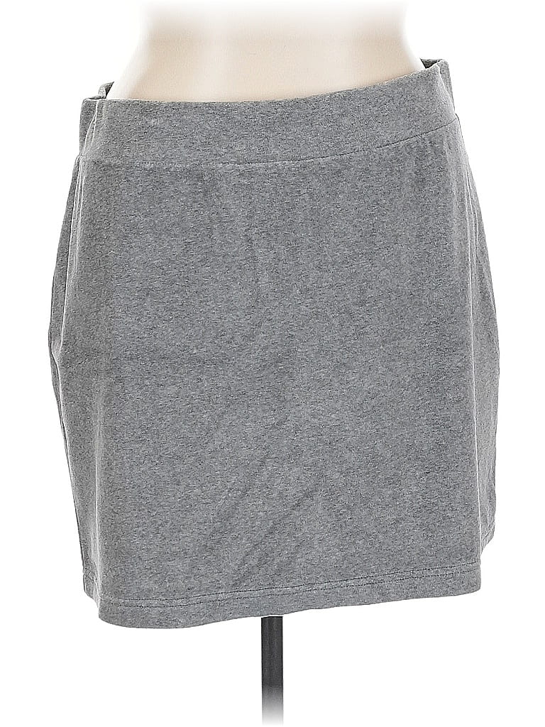 Pre-owned Purejill Casual Skirt In Gray
