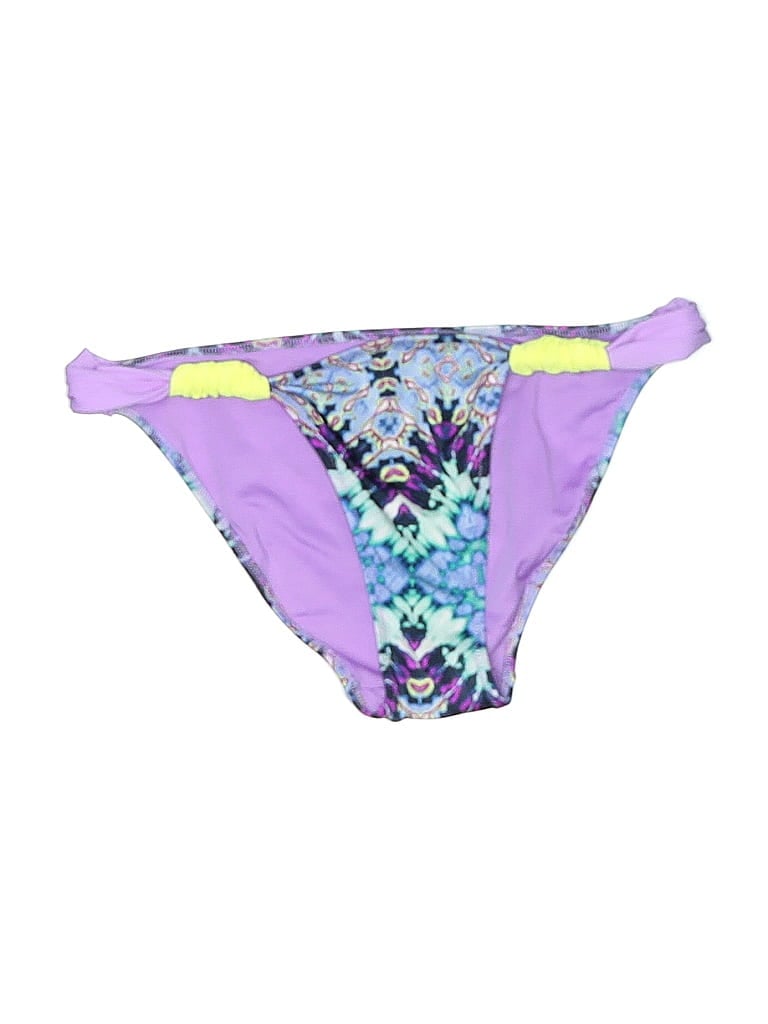 Pre-owned Victoria's Secret Swimsuit Bottoms In Purple
