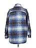Zara 100% Acetate Plaid Blue Coat Size XS - photo 2