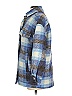Zara 100% Acetate Plaid Blue Coat Size XS - photo 5