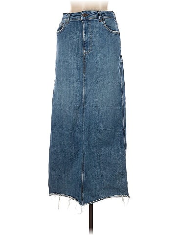 Zara Denim Skirt (view 1)