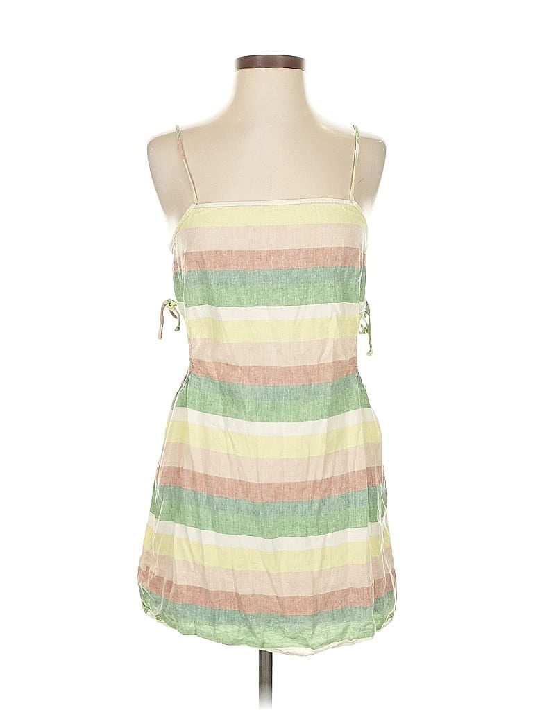 Pre-owned Aerie Sleeveless Top Green Strapless Neckline Tops