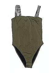 Solid & Striped One Piece Swimsuit