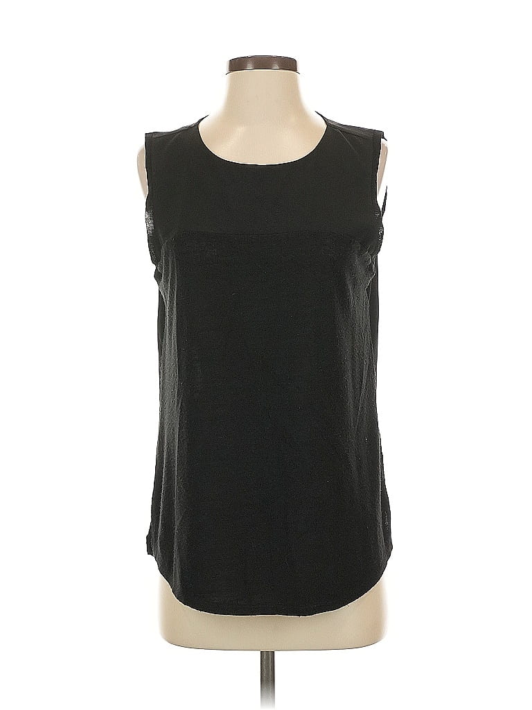 Click to view more detailed imagery on our partner's website Pre-owned Sanctuary Sleeveless Top Black Scoop Neck Tops