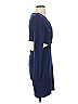 Express Solid Blue Cocktail Dress Size P (petite) - photo 4