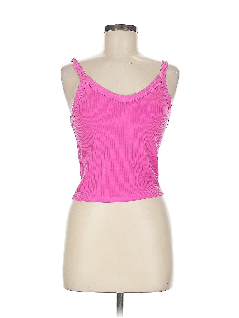 Pre-owned Wild Fable Tank Top Pink Strapless Neckline Tops
