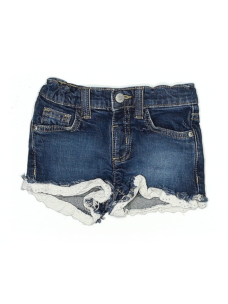 Pre-owned Cat & Jack Kids' Denim Shorts In Blue