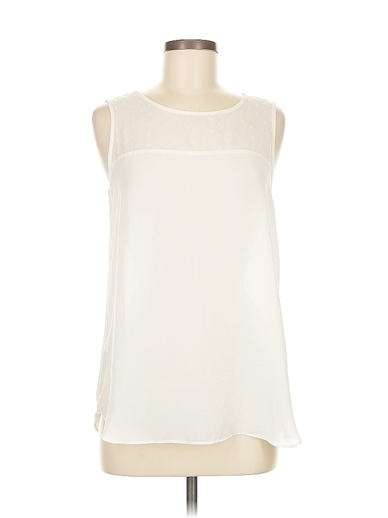 Pre-owned Joe Fresh Sleeveless Blouse In White