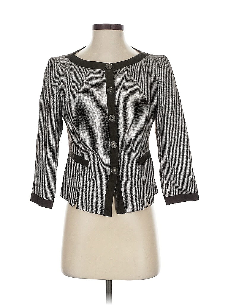 Pre-owned Evan Picone Blazer Jacket In Gray