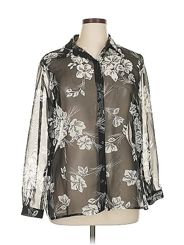 JM Collection 3/4 Sleeve Blouse (view 1)