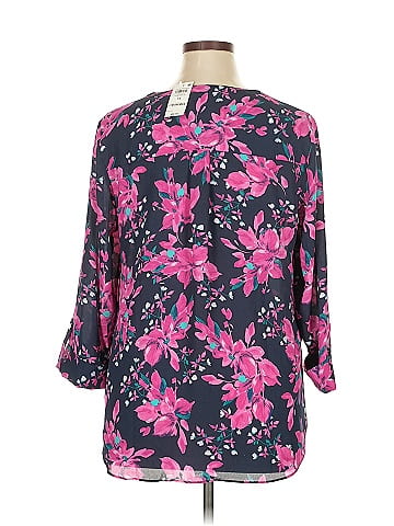 JM Collection Long Sleeve Blouse (view 2)