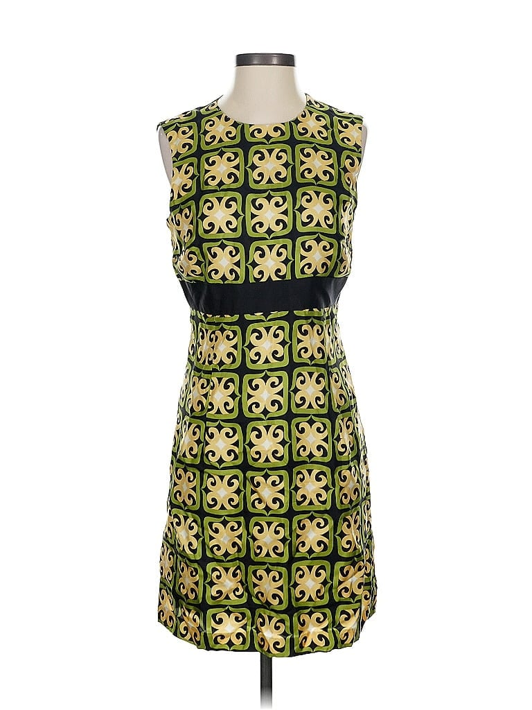 Pre-owned An Original Milly Of New York Casual Dress In Green