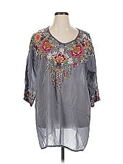 Johnny Was 3/4 Sleeve Blouse