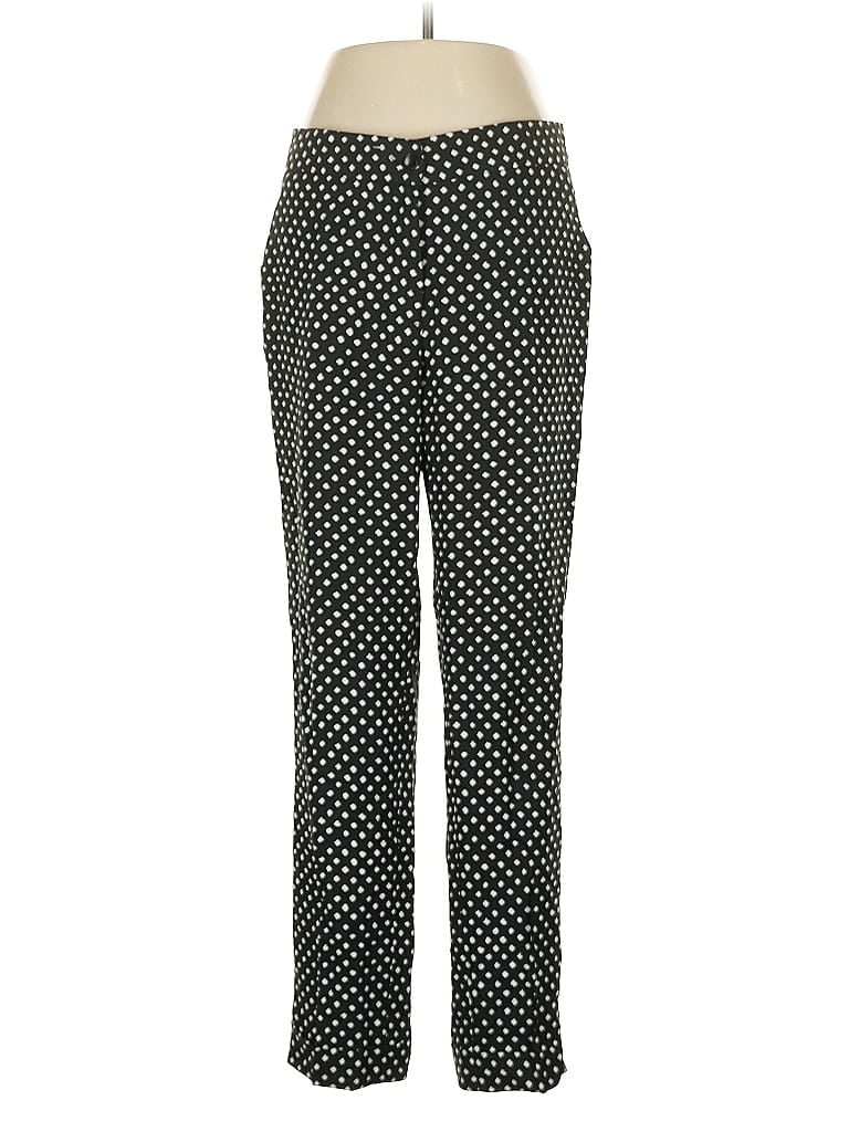 ETRO 100% Viscose Polka Dots Black Casual Pants Size EU (IT) 44 / US 8 - photo 1