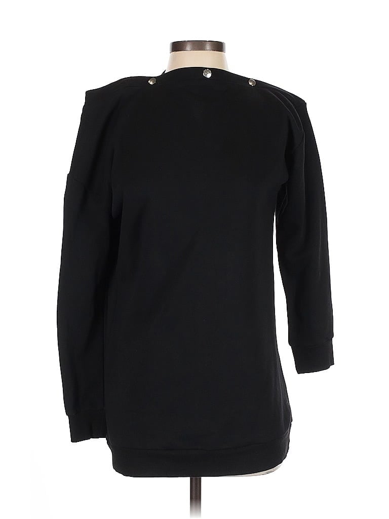 ABOUT US Pre-owned Pullover Sweater In Black