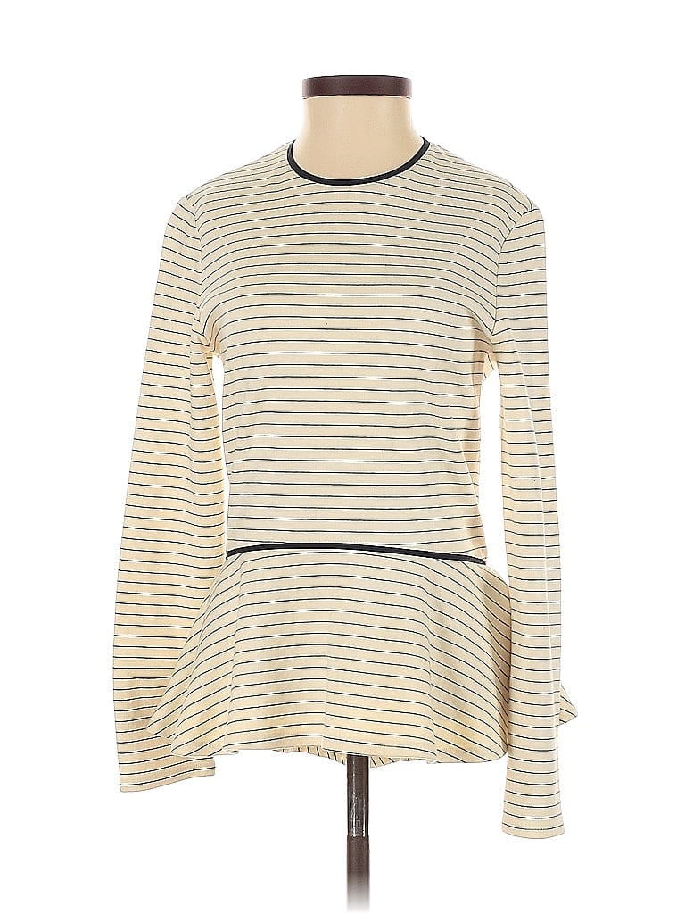 Pre-owned The Row Long Sleeve Top Ivory Turtleneck Tops In White