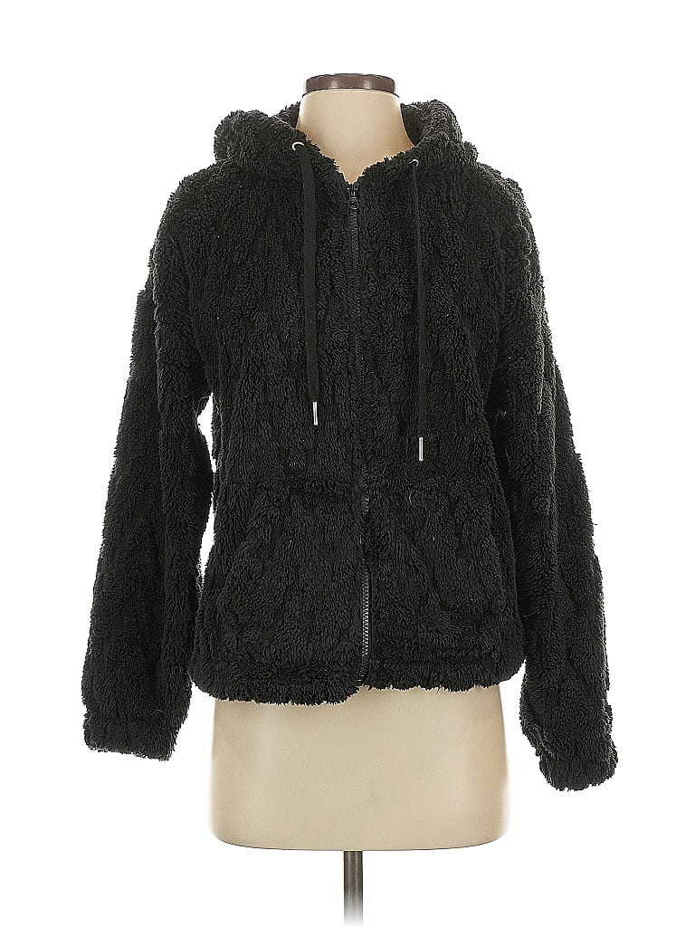 Pre-owned No Boundaries Zip Up Hoodie In Black