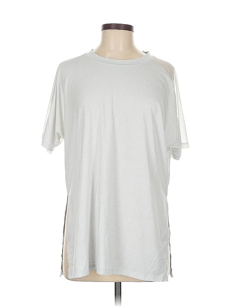 Pre-owned Athleta Active T-shirt In Silver