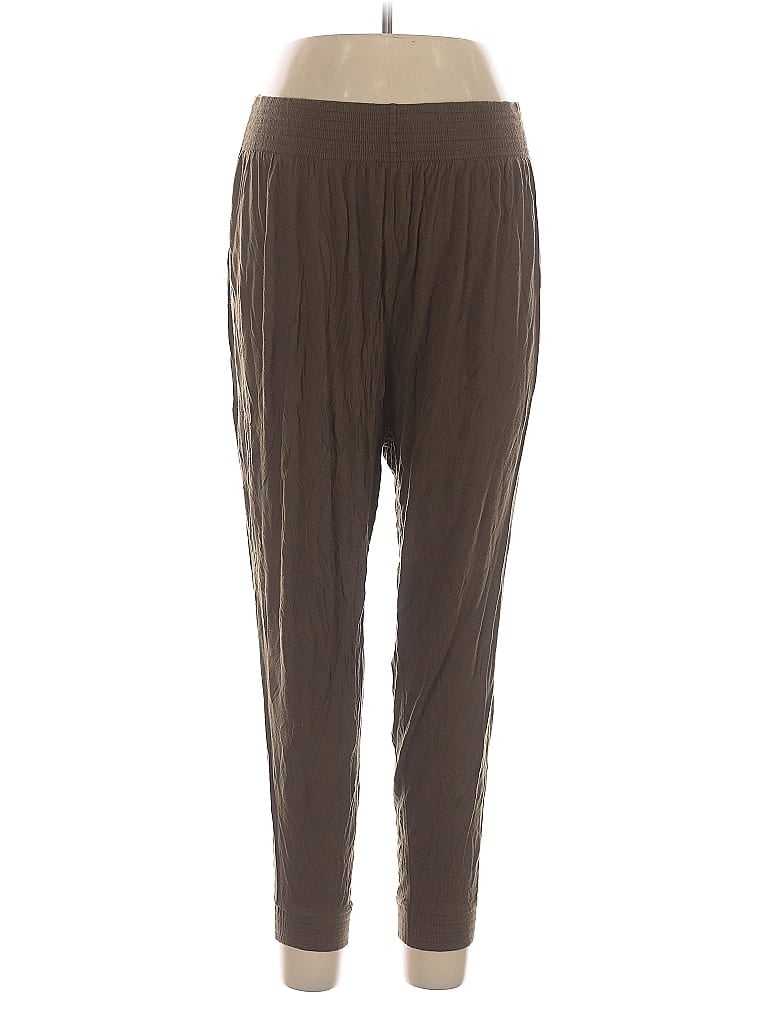 Pre-owned H&m Casual Pants In Green