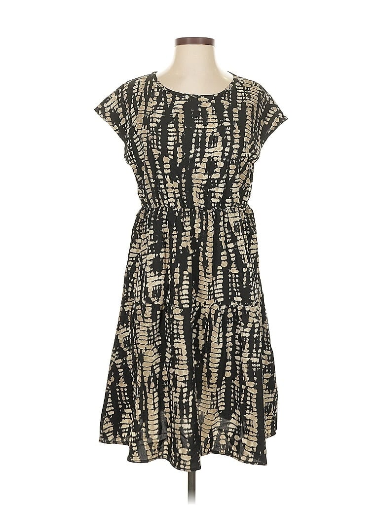 Pre-owned Emery Rose Casual Dress In Gold