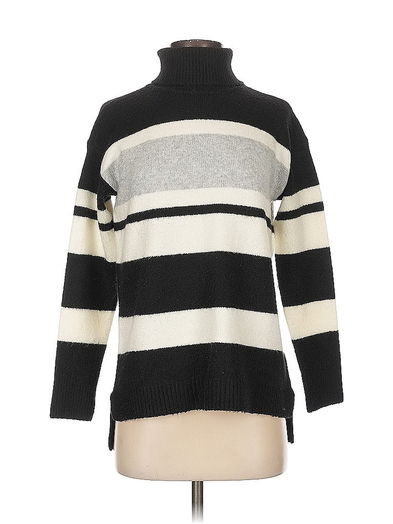 Pre-owned Talbots Turtleneck Sweater In Black