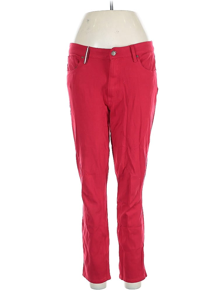 Pre-owned Tommy Hilfiger Casual Pants In Red
