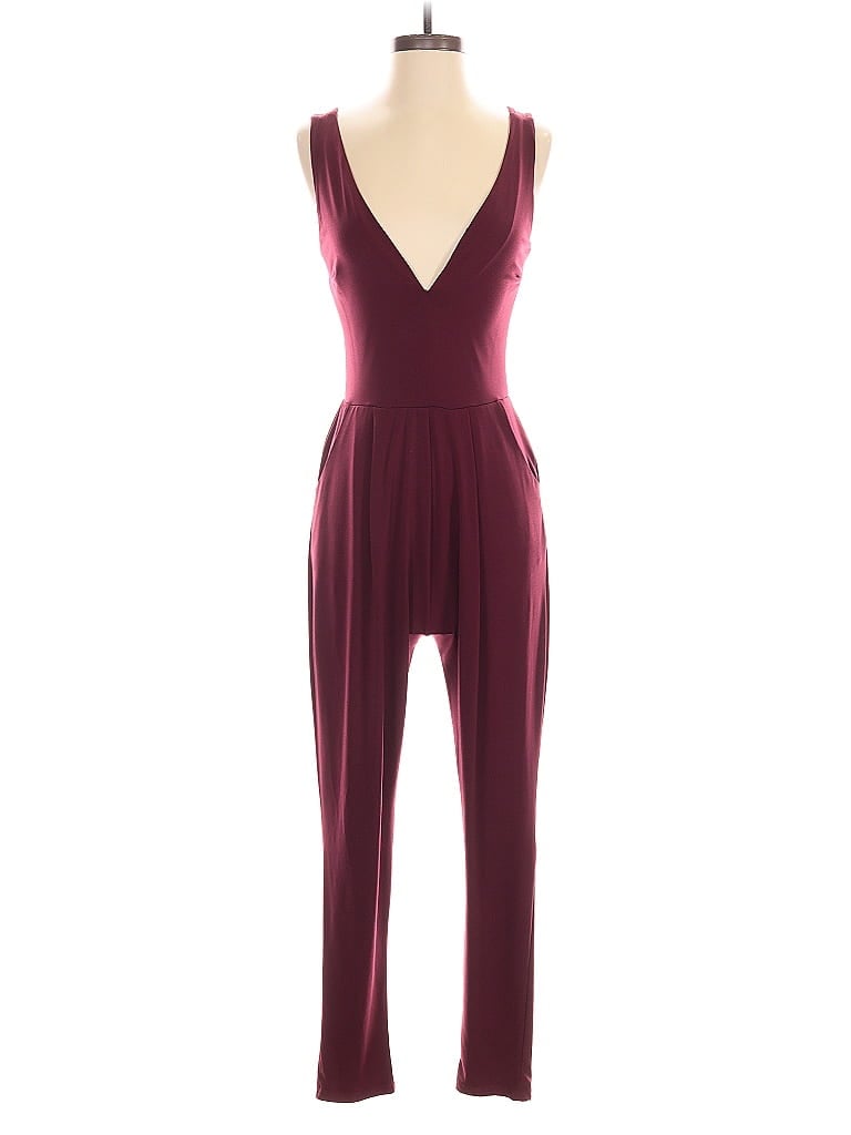 AMBIANCE Pre-owned Jumpsuit In Burgundy