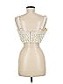Sabo Ivory Tan Sleeveless Blouse Size 8 - photo 2