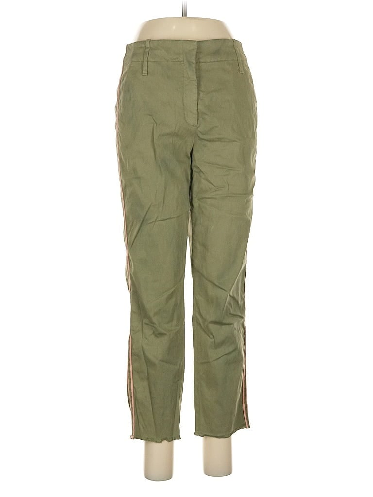 Pre-owned Luisa Cerano Cargo Pants In Green