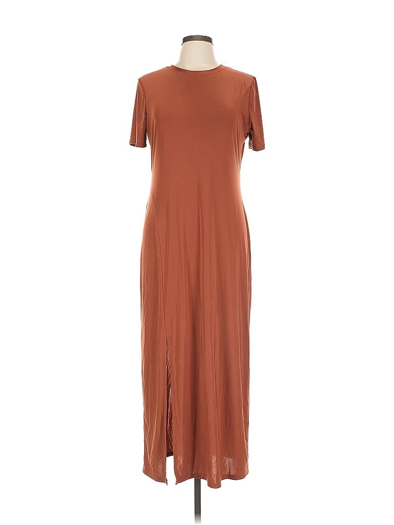 Click to view more detailed imagery on our partner's website Pre-owned Charles Henry Casual Dress In Brown