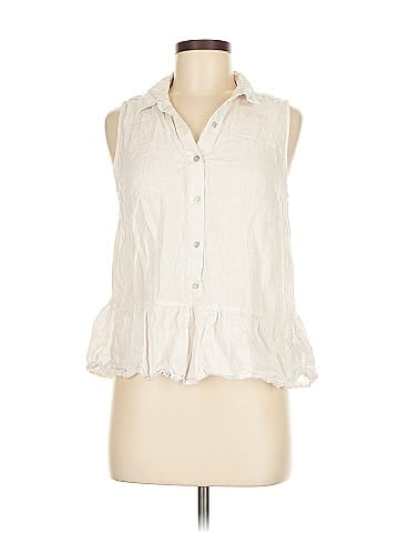 CATHERINE Catherine Malandrino Sleeveless Button-Down Shirt (view 1)