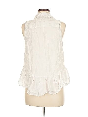 CATHERINE Catherine Malandrino Sleeveless Button-Down Shirt (view 2)