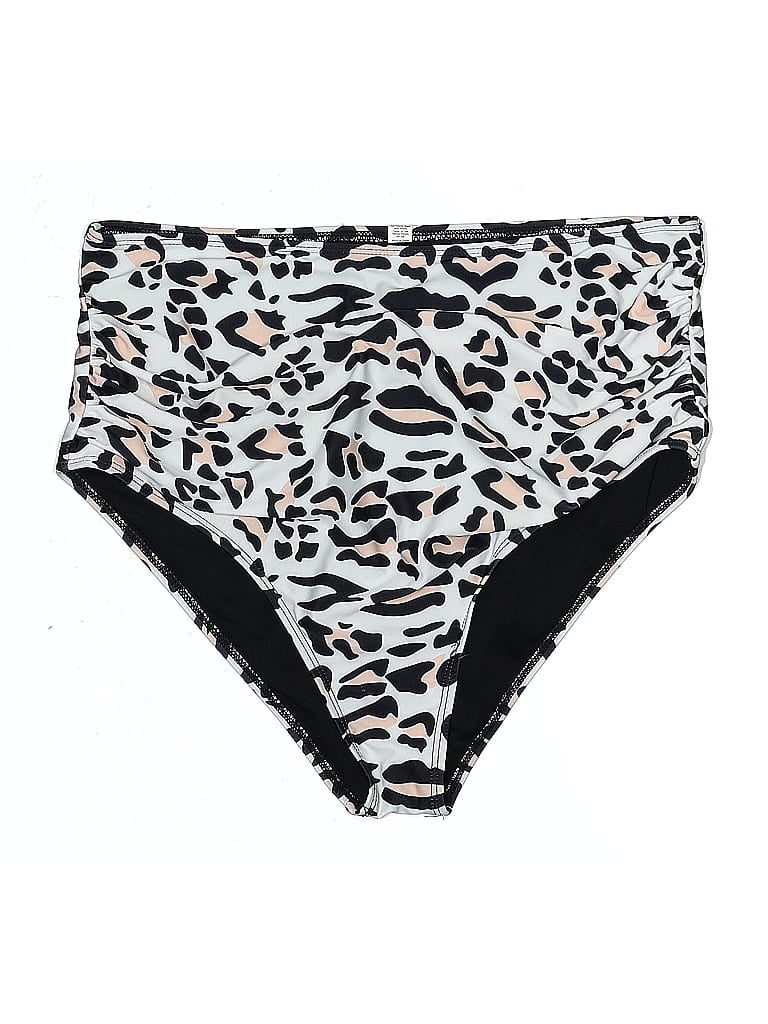 Pre-owned Unbranded Swimsuit Bottoms In White