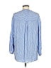 Faithfull the Brand Blue Long Sleeve Blouse Size 8 - photo 2
