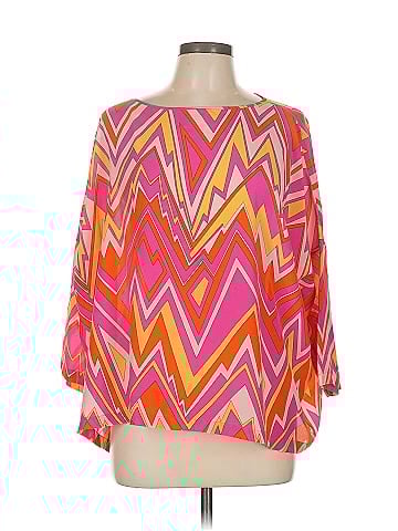 M Missoni 3/4 Sleeve Silk Top (view 1)