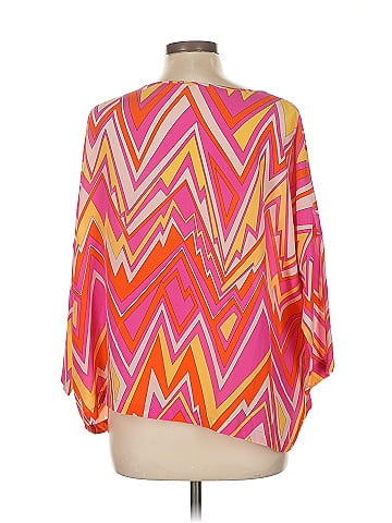 M Missoni 3/4 Sleeve Silk Top (view 2)